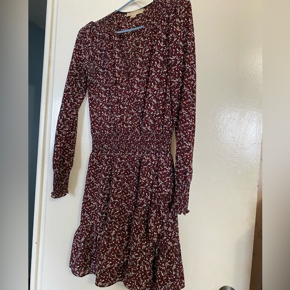 Michael Kors purple and light coloured pattern dress - Picture 3 of 5